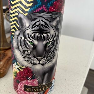 Starbucks Tristan Eaton Tiger Sumatra Coffee Stories Empty Cardboard Canister